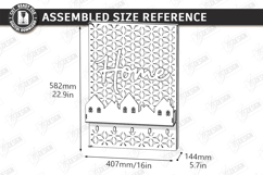Electricity Meter Box Cover Laser Cut | Wall Decor | Pattern Product Image 2