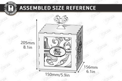 Mother's Day Gift Box Laser Cut | Floral Box | Jewelry Box Product Image 2