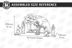 Easter Resurrection Scene Laser Cut Bundle | Holy Week SVG Product Image 12