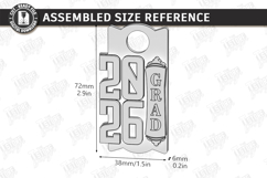 Graduation Stanley Topper Laser Cut | 3D Laser Cut Files Product Image 2