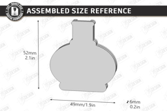 Cute 3D Fridge Magnets Laser Cut | Home Decor | Vases Laser Product Image 2