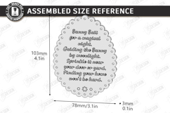 Easter Bait Tag Laser Cut | Basket Tags | Engraved Gift Tags Product Image 2