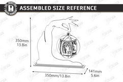 Halloween Hand Lantern Laser Cut | Halloween Hanging Lantern Product Image 2