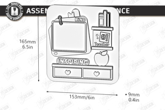 Teachers Miniature Laser Cut | Photo Frame | Gift Idea | CNC Product Image 3