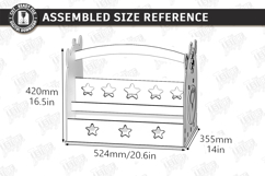 Kids Bookshelf Laser Cut Bundle | Nursery Decor | Kids Laser Product Image 12