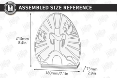 Easter Candle Holder Laser Cut | He Is Risen SVG | Christian Product Image 2