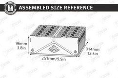 Tea Storage and Chocolate Box Laser Cut | Keepsake Packaging Product Image 2