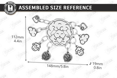Knitting Stitch Markers Laser Cut | Crochet Progress Keeper Product Image 2