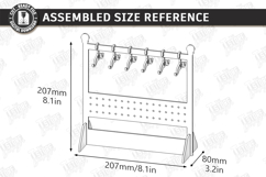 Mini Hanger Jewelry Display Laser Cut Bundle | Jewelry Stand Product Image 12