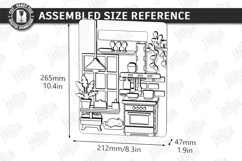 3D Miniature Kitchen Cutting Board Laser Cut | Mini Kitchen Product Image 2