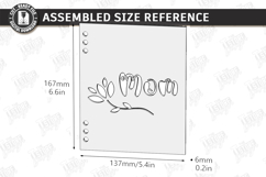 Mother's Day Greeting Card Laser Cut | 3D Floral Cards SVG Product Image 2