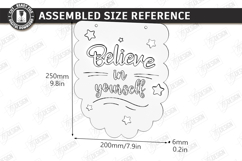 Nursery Wall Decor Laser Cut | Kids Room Sign | Wood Banner Product Image 2