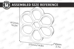 Modern Wall Shelf Laser Cut | Home Décor | Functional Art Product Image 2