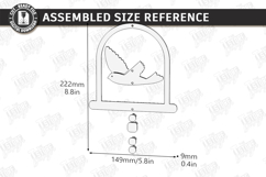 Bird Garden Hanging Decor Laser Cut Bundle | Porch Decor SVG Product Image 17