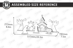 Easter Resurrection Scene Laser Cut | Holy Week SVG | CNC Product Image 2