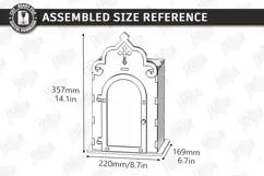 3D Layered Wooden Prayer Shrine Laser Cut | Display Stand Product Image 2