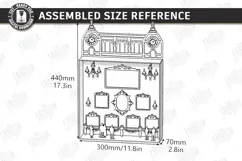 Museum of Us Laser Cut | Personalised 3D Photo Frame | CNC Product Image 2