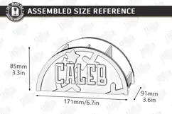 Sports Desk Organizer Laser Cut | Name Sign | Pencil Holder Product Image 2