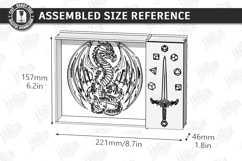 Dice Tray Laser Cut Bundle | Fantasy Design |RPG Accessories Product Image 12