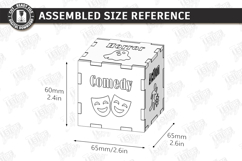 Decision Making Dice Laser Cut Files | Food and Activity SVG Product Image 2