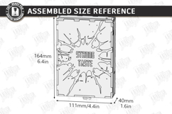 Whiskey Stones Storage Box Laser Cut | Whiskey Accessories Product Image 2