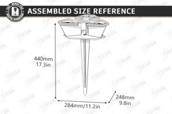 Outdoor Beer Picnic Table Laser Cut | Portable Drinks Holder Product Image 2