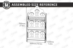 Dollhouse Shelves Laser Cut Bundle | House SVG | Wall Decor Product Image 12