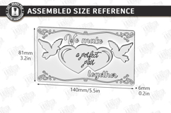 Valentine's Day Tiered Tray Laser Cut | Romantic Sign SVG Product Image 3