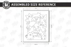 Pigs Puzzle Game Laser Cut | Montessori Toy | Kids Laser Product Image 2