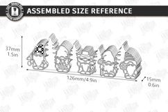 Magnet Photo Holder Laser Cut |Desk Photo Holder| Home Decor Product Image 2