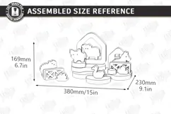 Animal Building Blocks Laser Cut | Kids Laser | Farm Animals Product Image 2