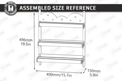Kids Book Holder Laser Cut | Wall Bookshelf | Nursery Decor Product Image 3