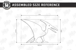 Dinosaur Desk Decor Laser Cut | Dinosaur Model Laser | CNC Product Image 2