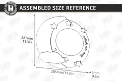 Affirmation Mirror Frame Laser Cut | Kind Quotes SVG | CNC Product Image 3