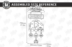 Baby Wall Sign Laser Cut Bundle | Nursery Decor | Kids Laser Product Image 6