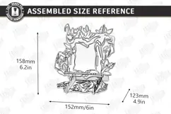 Dragon Phone Stand Laser Cut | Fantasy Phone Holder | CNC Product Image 2