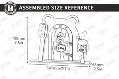 Tooth Fairy Door Laser Cut | Kids Bedroom Decor | Fantasy Product Image 2