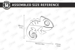 Animal Clothespin Puppets Laser Cut | Moving Mouth Toy SVG Product Image 2