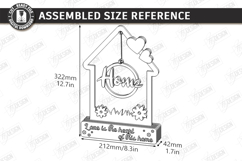 Love Home Décor Laser Cut | Table Decoration | Modern Rustic Product Image 2