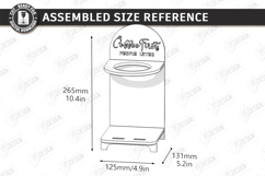 Wooden Coffee Drip Stand Laser Cut | Coffee Station | CNC Product Image 2