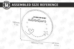 Pregnancy Test Reveal Disc Laser Cut Bundle| Baby Reveal SVG Product Image 3