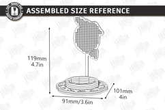 Needle Pincushion Sewing Stand Laser Cut | Cross Stitch Product Image 2