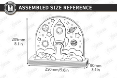 Kids Night Light Laser Cut Bundle| 3D Bedroom Table Lamp SVG Product Image 13