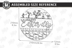 Easter Door Hanger Laser Cut | Door Basket Planter | Spring Product Image 2