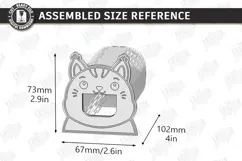Wooden Animal Montessori Game Laser Cut | Squirrel and Nuts Product Image 2