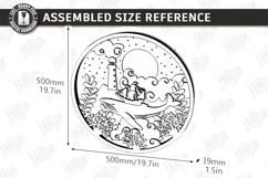 3D Layered Wall Art Laser Cut Bundle | Modern Home Interior Product Image 8