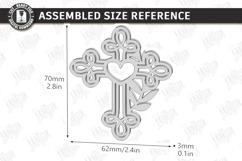 Christian Easter Bookmark Laser Cut Bundle | Religious Cross Product Image 18