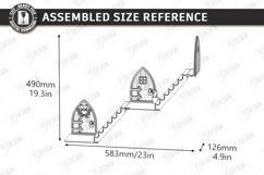 Miniature Wall Fairy Door Laser Cut Bundle | 3D Magic Door Product Image 19