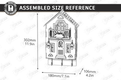 Miniature House Key Holders Laser Cut Bundle | 3D Wall Decor Product Image 19