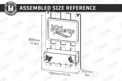 A-Frame Welcome Signs Laser Cut Bundle | Outdoor Decor SVG Product Image 8